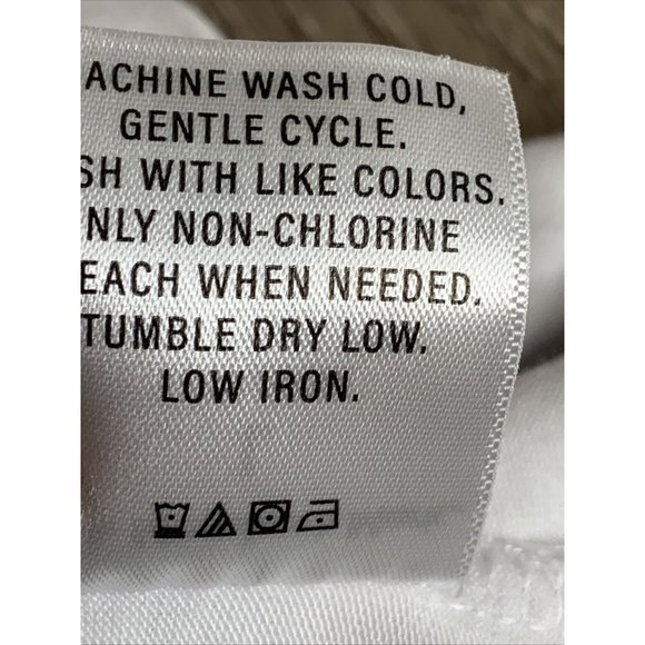 Members Mark Favorite Cross Front Tee, Women's L White Tee Shirt Soft, Lot of 2 - Picture 11 of 11